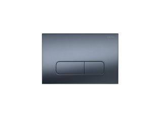 Кнопка смыва Aquatek Pneumo S PNS-0000009 пневматическое управление оружейная сталь матовая